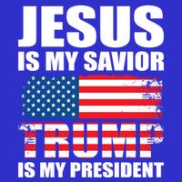Funny Trump Jesus Is My Savior Trump Is My President Gift Visor