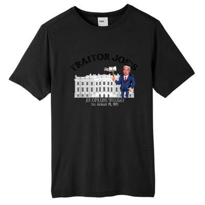 Funny Traitor Joe All Cowards Welcome Anti Joe Biden Traitor Joe Meme Tall Fusion ChromaSoft Performance T-Shirt