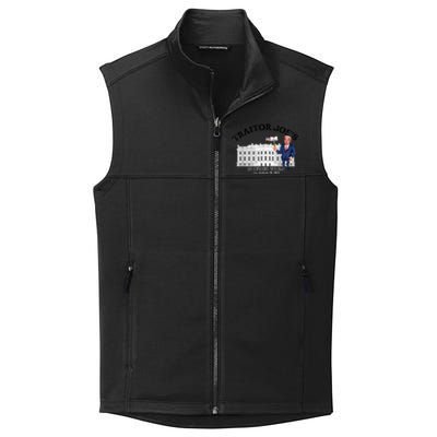 Funny Traitor Joe All Cowards Welcome Anti Joe Biden Traitor Joe Meme Collective Smooth Fleece Vest