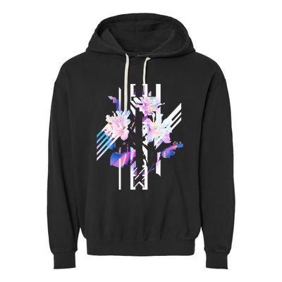 Futuristic Techwear Japanese Harajuku Streetwear Garment-Dyed Fleece Hoodie