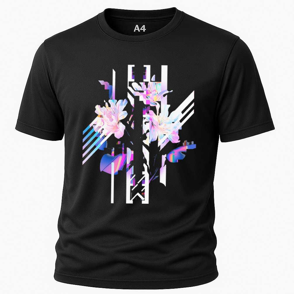 Futuristic Techwear Japanese Harajuku Streetwear Cooling Performance Crew T-Shirt