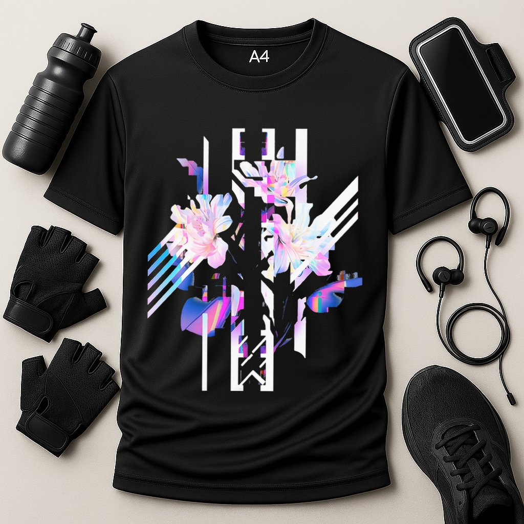 Futuristic Techwear Japanese Harajuku Streetwear Cooling Performance Crew T-Shirt
