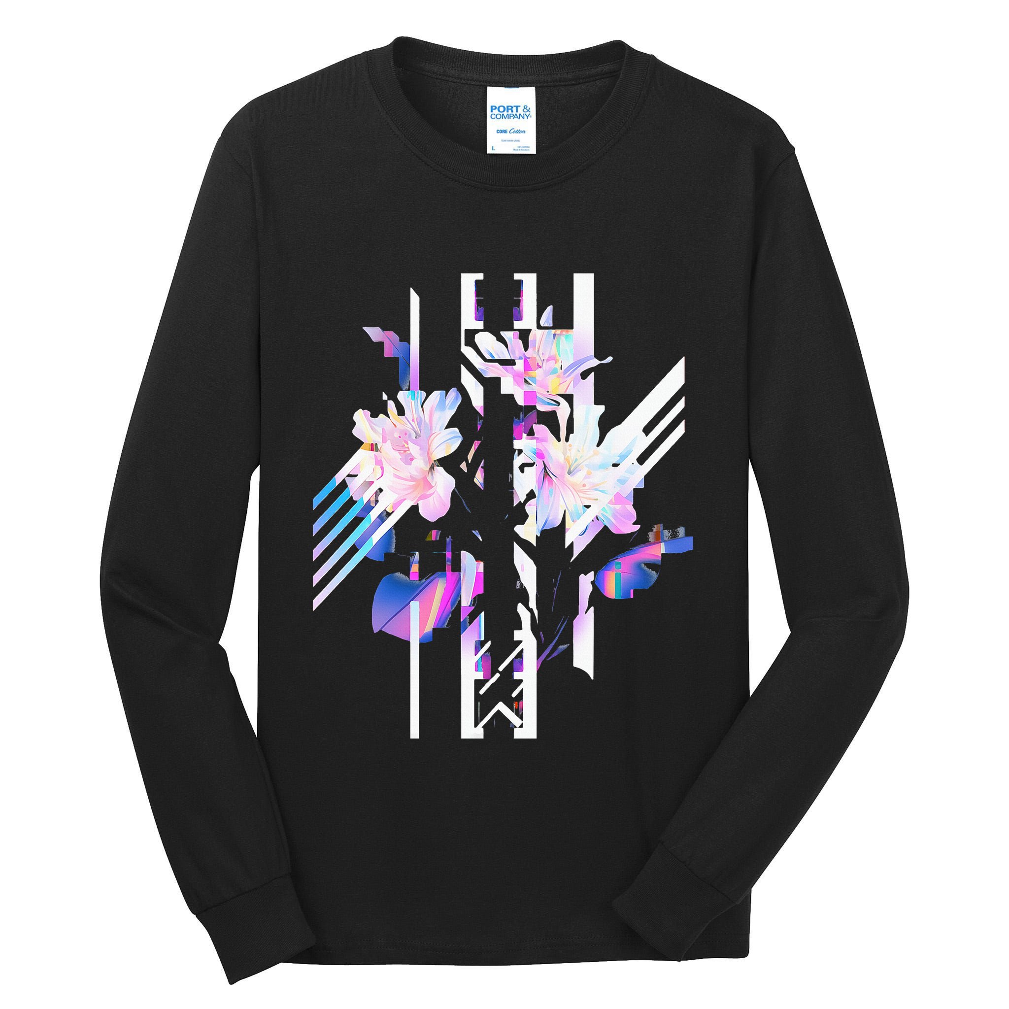 Futuristic Techwear Japanese Harajuku Streetwear Tall Long Sleeve T-Shirt