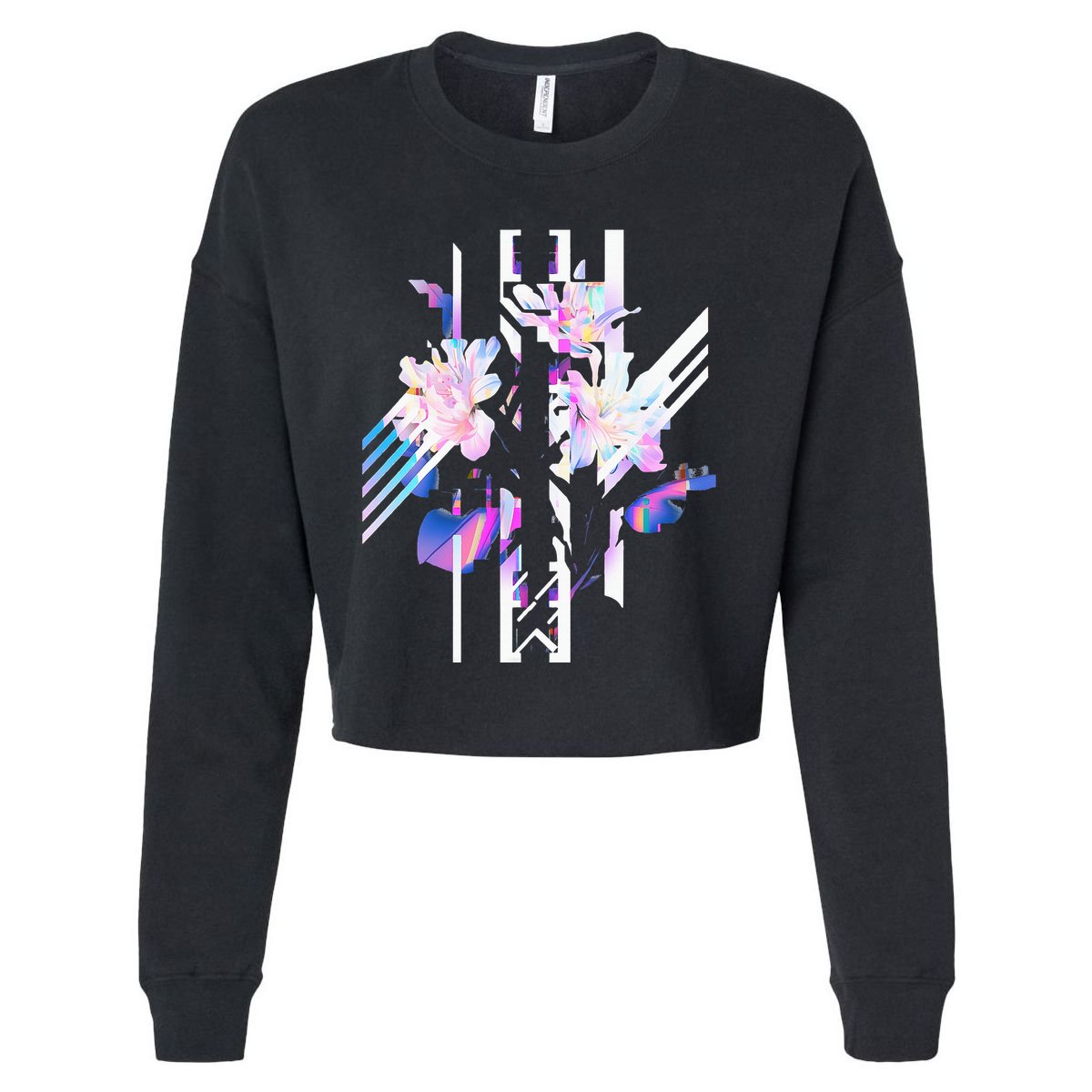 Futuristic Techwear Japanese Harajuku Streetwear Cropped Pullover Crew