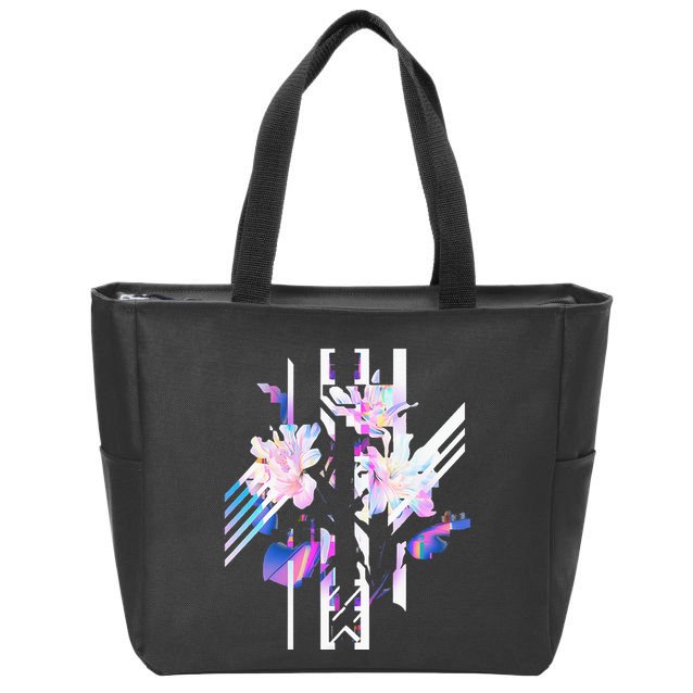 Futuristic Techwear Japanese Harajuku Streetwear Zip Tote Bag