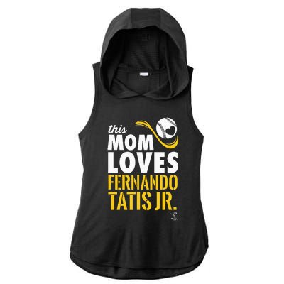 Fernando Tatis Jr. This Mom Loves Ladies PosiCharge Tri-Blend Wicking Draft Hoodie Tank