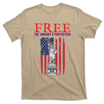 Free The January 6 Protesters Anti Biden Conservative 8 T-Shirt