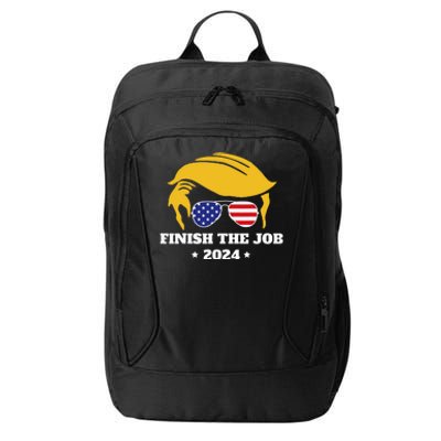 Finish The Job Conservative Right Wing 2024 Election Usa City Backpack