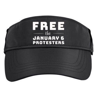 Free The January 6 Protesters Adult Drive Performance Visor