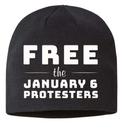 Free The January 6 Protesters Sustainable Beanie