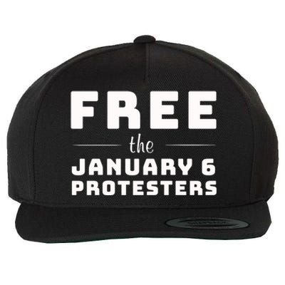 Free The January 6 Protesters Wool Snapback Cap