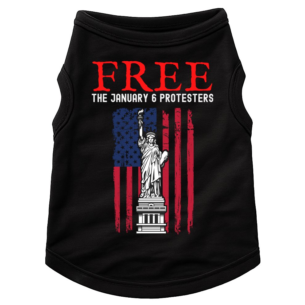 Free The January 6 Protesters Anti Biden Conservative Doggie Tank