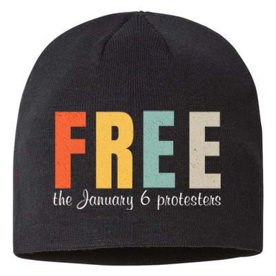 Free The January 6 Protesters Sustainable Beanie