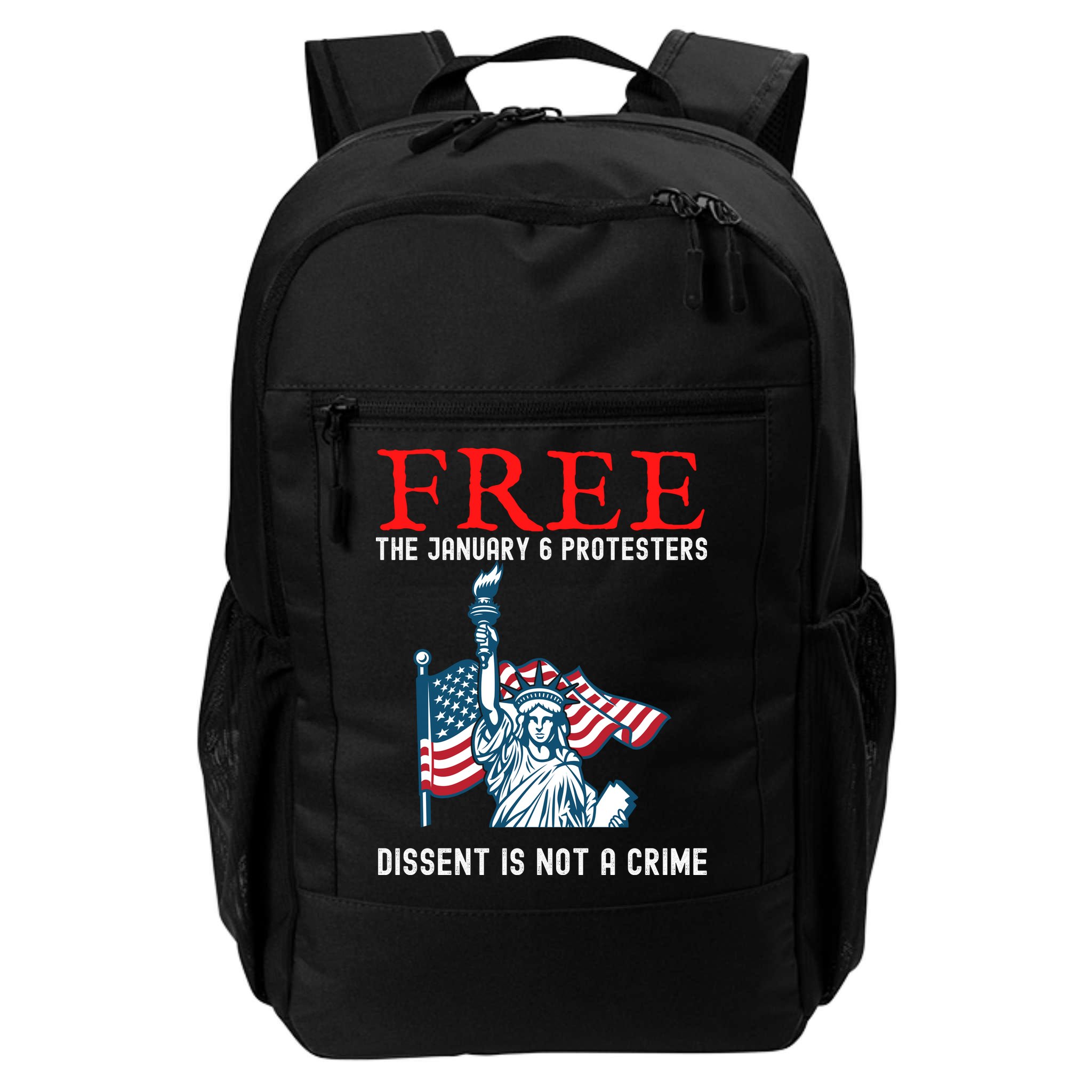 Free The January 6 Protesters Anti Biden Conservative Backpack