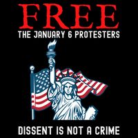 Free The January 6 Protesters Anti Biden Conservative Womens T-Shirt