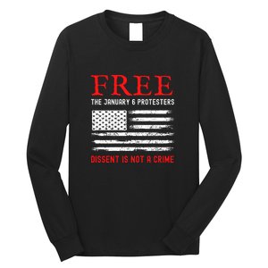 Free The January 6 Protesters Anti Biden Conservative Long Sleeve Shirt