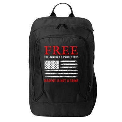 Free The January 6 Protesters Anti Biden Conservative City Backpack