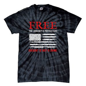 Free The January 6 Protesters Anti Biden Conservative Tie-Dye T-Shirt