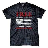 Free The January 6 Protesters Anti Biden Conservative Tie-Dye T-Shirt