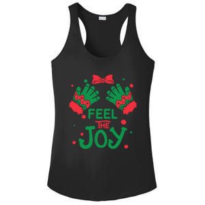 Feel The Joy Gift 'S Version! Christmas Gift Ladies PosiCharge Competitor Racerback Tank