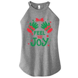 Feel The Joy Gift 'S Version! Christmas Gift Women's Perfect Tri Rocker Tank