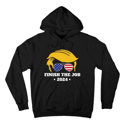 Finish The Job Conservative Right Wing 2024 Election Usa Hoodie