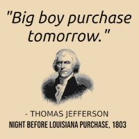 Funny Thomas Jefferson USA History Teacher Louisiana Zip Tote Bag