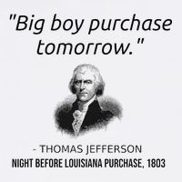 Funny Thomas Jefferson USA History Teacher Louisiana Long Sleeve Shirt