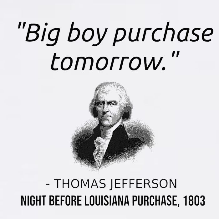 Funny Thomas Jefferson USA History Teacher Louisiana Long Sleeve Shirt