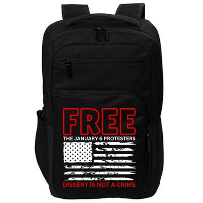 Free The January 6 Protesters Anti Biden Conservative Impact Tech Backpack