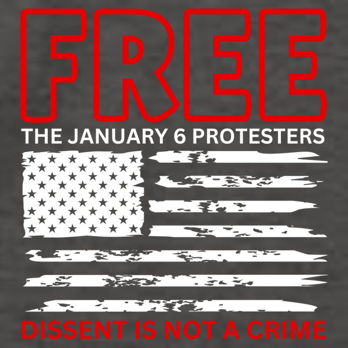 Free The January 6 Protesters Anti Biden Conservative Vector Backpack