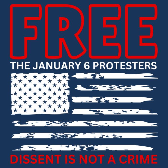 Free The January 6 Protesters Anti Biden Conservative Cooling Performance Crew T-Shirt
