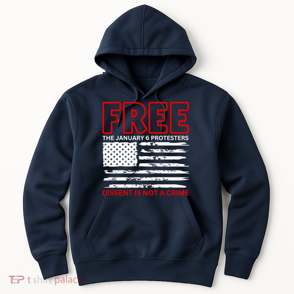 Free The January 6 Protesters Anti Biden Conservative Hoodie