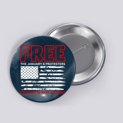 Free The January 6 Protesters Anti Biden Conservative Button