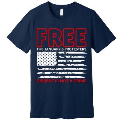 Free The January 6 Protesters Anti Biden Conservative Premium T-Shirt