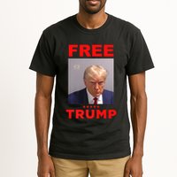 Free Trump Jail Mugshot Photo Campaign Tall T-Shirt