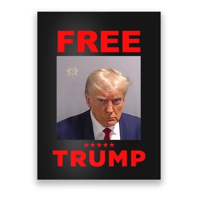 Free Trump Jail Mugshot Photo Campaign Poster