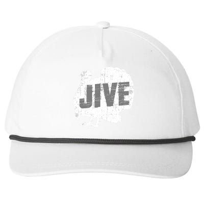 Funny Turkey Jive Thanksgiving Holiday Turkey Snapback Five-Panel Rope Hat