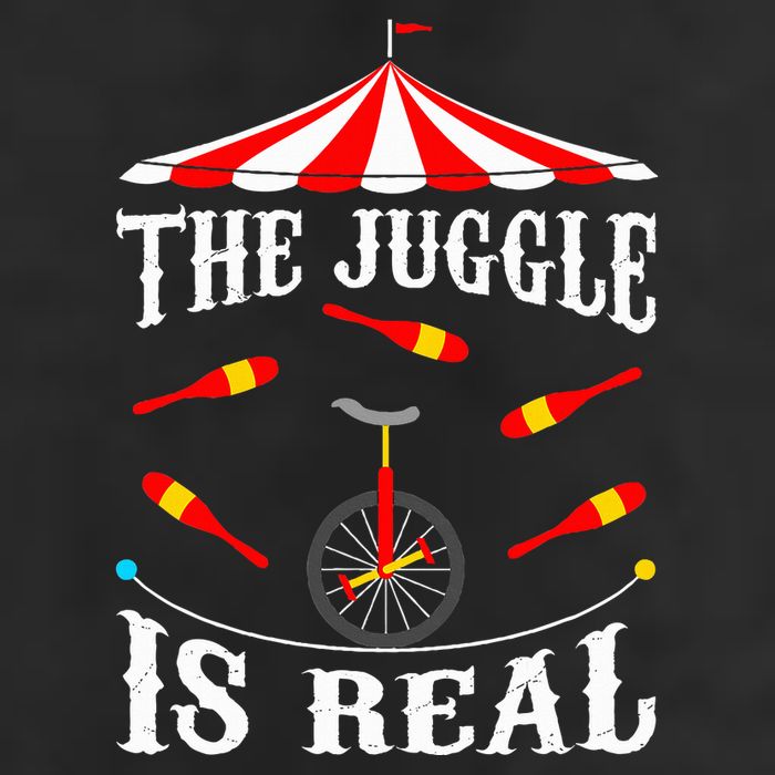 Funny The Juggle Is Real Circus Juggler Gift Idea Mm Golf Towel