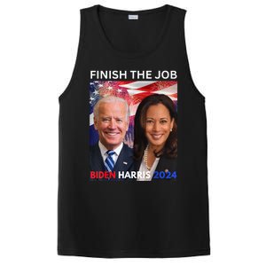 Finish The JobBiden Harris 2024 Political Tee Democrats PosiCharge Competitor Tank