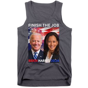 Finish The JobBiden Harris 2024 Political Tee Democrats Tank Top