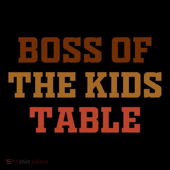 Funny Thanksgiving Kids Or Adult Boss Of The Kids Table Flatbill Hat