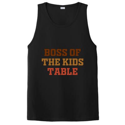 Funny Thanksgiving Kids Or Adult Boss Of The Kids Table PosiCharge Competitor Tank