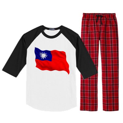 Flag Taiwanese Keep Free Taiwan Matching Family Outfits Cute Gift Raglan Sleeve Pajama Set