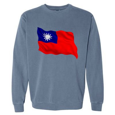 Flag Taiwanese Keep Free Taiwan Matching Family Outfits Cute Gift Garment-Dyed Sweatshirt