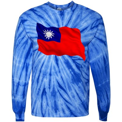 Flag Taiwanese Keep Free Taiwan Matching Family Outfits Cute Gift Tie-Dye Long Sleeve Shirt