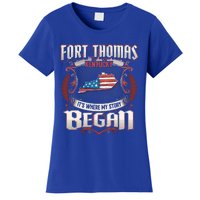 Fort Thomas Kentucky Usa Flag 4th Of July Gift Women's T-Shirt