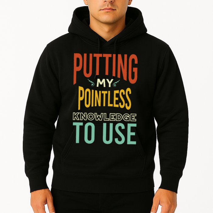 Funny Trivia Knowledge Brain Quiz Quiz Design Hoodie