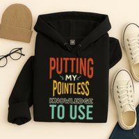 Funny Trivia Knowledge Brain Quiz Quiz Design Hoodie
