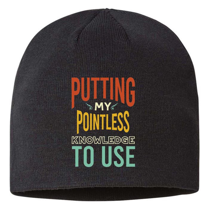 Funny Trivia Knowledge Brain Quiz Quiz Design Sustainable Beanie